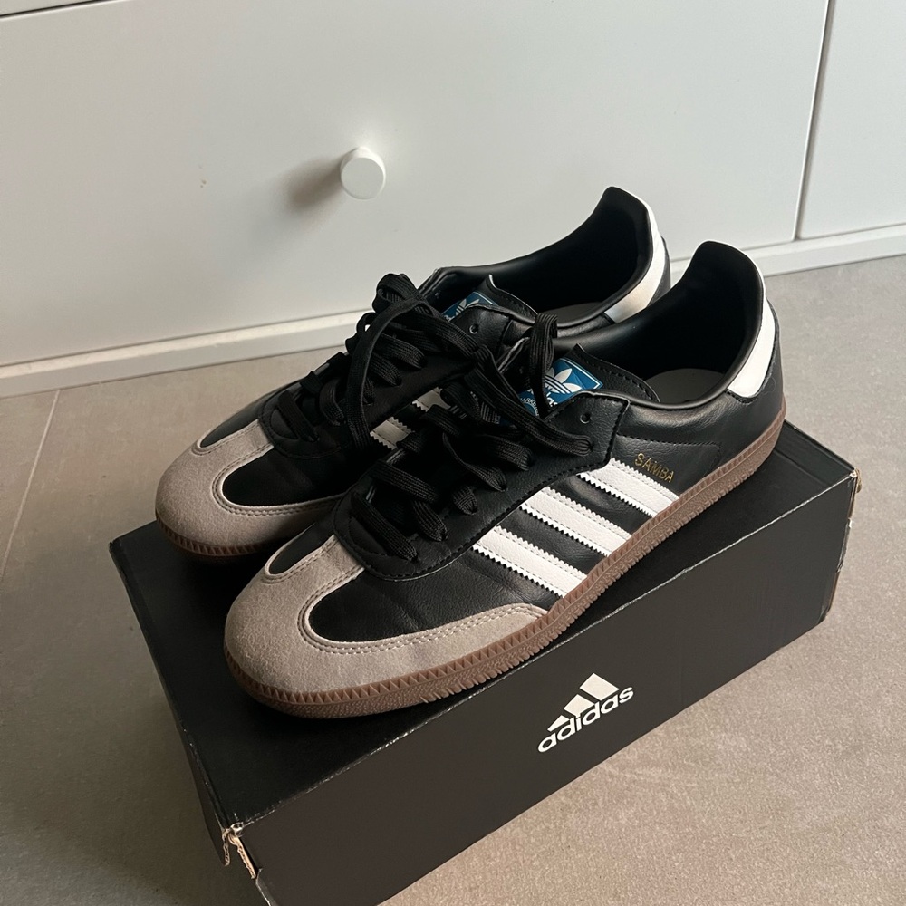 Adidas Samba Black and White Men's Shoes